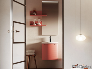 E50 - Vanity unit with mirror _ Mobiltesino