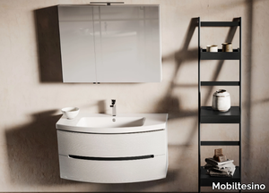 E59 - Ash vanity unit with mirror _ Mobiltesino