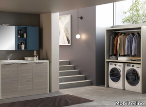 HYD03 - Sectional laundry room cabinet _ Mobiltesino