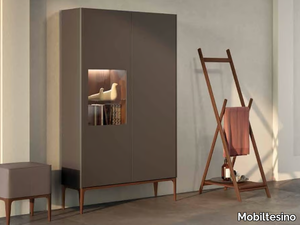 SU13 - Tall sectional ash bathroom cabinet with doors _ Mobiltesino