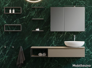 UR48 - Wall-mounted wooden vanity unit _ Mobiltesino