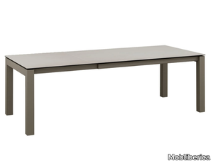 ENIX - Extending rectangular ceramic dining table _ Mobliberica