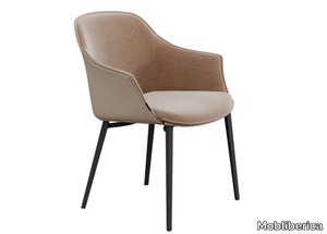 KEDUA - Upholstered fabric chair with armrests _ Mobliberica