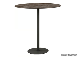 SOL - Round ceramic high table _ Mobliberica