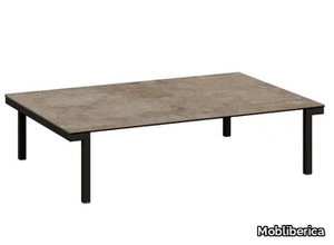 LUCIA - Rectangular ceramic coffee table _ Mobliberica