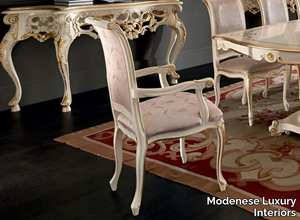 11515 - Upholstered chair with armrests _ Modenese Luxury Interiors