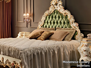 11207 - Double bed with upholstered headboard _ Modenese Luxury Interiors