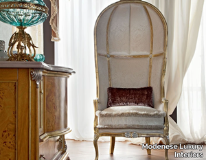 12428 - Fabric armchair high-back _ Modenese Luxury Interiors