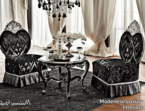 12437 - Upholstered fabric armchair _ Modenese Luxury Interiors