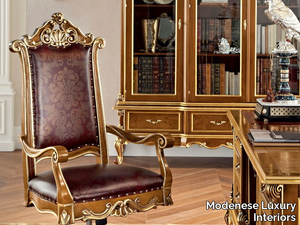 12501 - Executive chair with 5-spoke base with castors _ Modenese Luxury Interiors