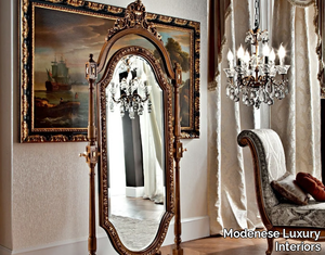 12652 - Tilting freestanding framed mirror _ Modenese Luxury Interiors