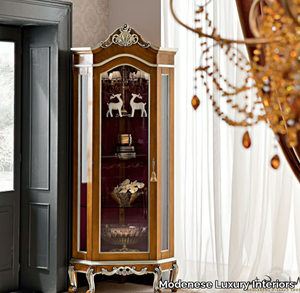 12125 - Baroque wooden display cabinet _ Modenese Luxury Interiors