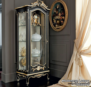 12131 - Baroque wooden display cabinet _ Modenese Luxury Interiors