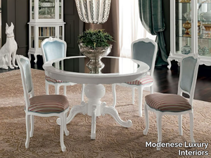 12143 - Round solid wood living room table _ Modenese Luxury Interiors