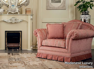 13408 - Upholstered armchair with armrests _ Modenese Luxury Interiors