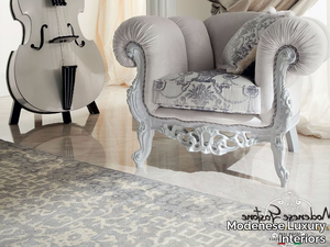 13414 - Fabric armchair with armrests _ Modenese Luxury Interiors