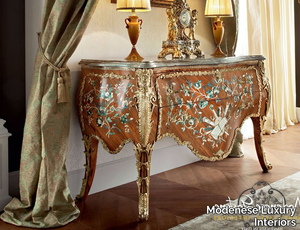 13604 - Baroque wooden sideboard with drawers _ Modenese Luxury Interiors