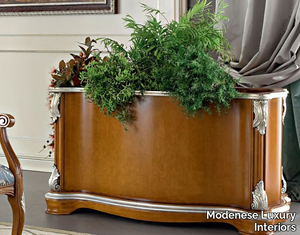 13611 - Wooden plant pot _ Modenese Luxury Interiors