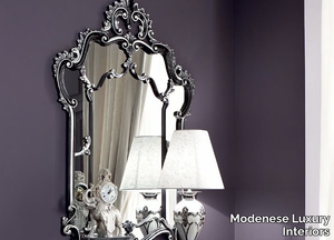 13678 - Rectangular wall-mounted framed mirror _ Modenese Luxury Interiors