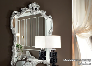 13681 - Rectangular wall-mounted framed mirror _ Modenese Luxury Interiors