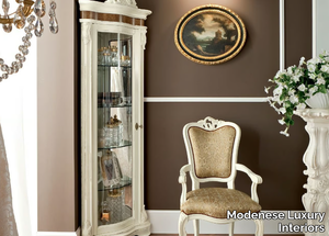 13126 - Wooden corner display cabinet _ Modenese Luxury Interiors