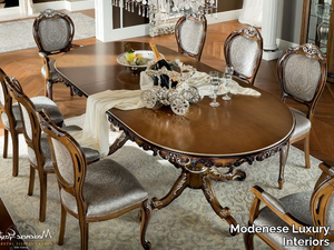 13140 - Extending oval living room table _ Modenese Luxury Interiors