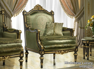 14403 - Fabric armchair with armrests _ Modenese Luxury Interiors