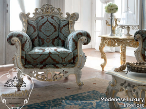 15435 - Fabric armchair with armrests _ Modenese Luxury Interiors