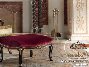 15502 - Fabric footstool _ Modenese Luxury Interiors