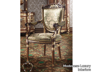 14514 - Upholstered fabric chair with armrests _ Modenese Luxury Interiors