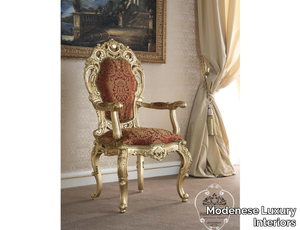 15526 - Upholstered fabric chair with armrests _ Modenese Luxury Interiors