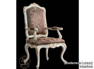 15528 - Upholstered fabric chair with armrests _ Modenese Luxury Interiors