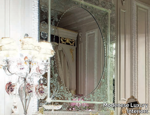 15656 - Rectangular wall-mounted mirror _ Modenese Luxury Interiors