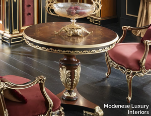 15108 - Round wooden table _ Modenese Luxury Interiors