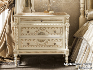 14215 - Bedside table with drawers _ Modenese Luxury Interiors