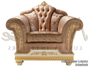 14453 - Fabric armchair with armrests _ Modenese Luxury Interiors