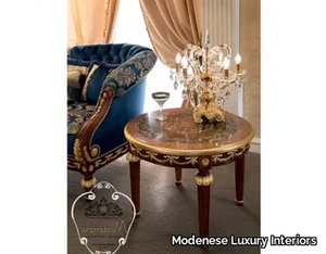 14668 - Round wooden coffee table _ Modenese Luxury Interiors