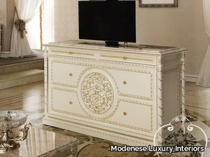 14683 - Retractable TV cabinet with drawers _ Modenese Luxury Interiors