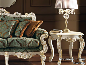 11617 - Low square solid wood coffee table _ Modenese Luxury Interiors