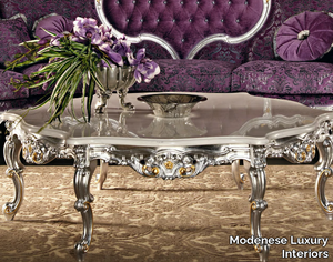 11610 - Low solid wood coffee table _ Modenese Luxury Interiors