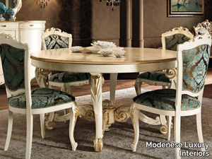 11117 - Round solid wood table _ Modenese Luxury Interiors