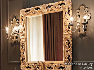 11634 - Wall-mounted framed mirror _ Modenese Luxury Interiors