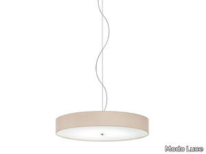 DISCOVOLANTE - LED fabric pendant lamp _ Modo Luce