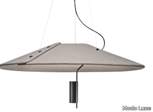 FRISÈ - Acoustic fabric pendant lamp _ Modo Luce