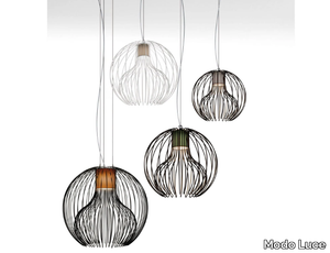 ICARO BALL - Steel pendant lamp _ Modo Luce
