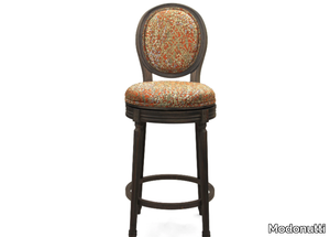 SG 200 AMANDINE GIR - Upholstered medallion fabric stool _ Modonutti