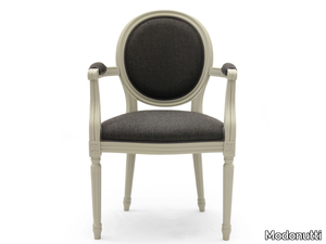 P 200 AMANDINE - Medallion fabric chair with armrests _ Modonutti