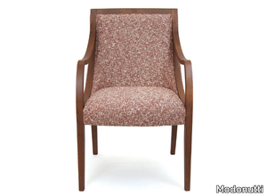 P ELEGANCE - Upholstered fabric chair with armrests _ Modonutti