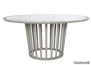 T TANGERI - Round ceramic dining table _ Modonutti