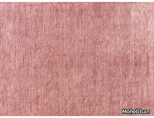 CRIMSON - Solid-color handmade rug _ Mohebban